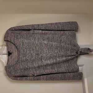 Talbot Grey.Blk&Silver Top-Med